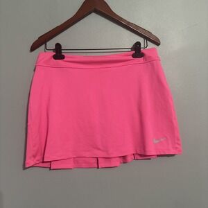 Nike Golf Tour Performance Women's size Med DRI-Fit  Hot Pink Golf Skirt